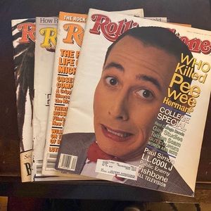 4 Rolling Stones magazines
